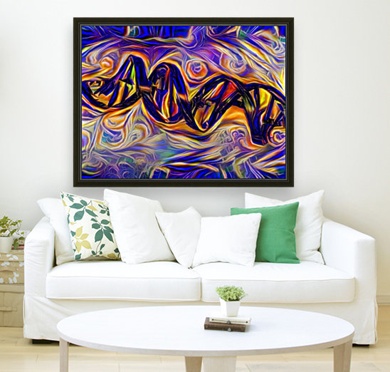 DNA Strand Artwork Reproduction