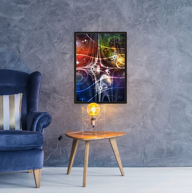 Retro Space Illustration Reproduction