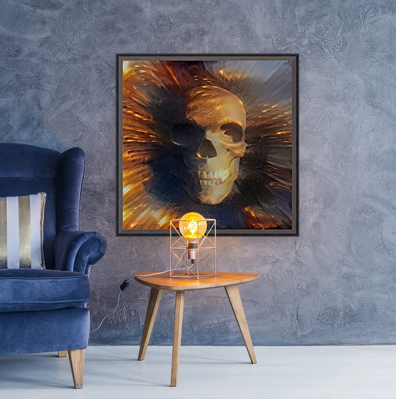 Golden Skull Reproduction