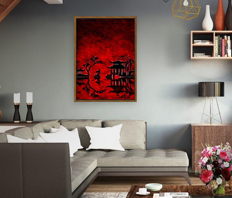 Oriental Landscape Reproduction