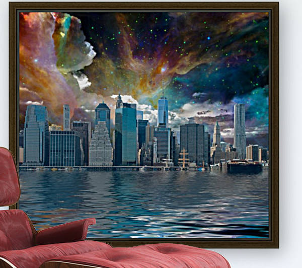Futuristic Manhattan Reproduction
