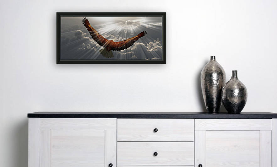 Eagle in the sky Reproduction