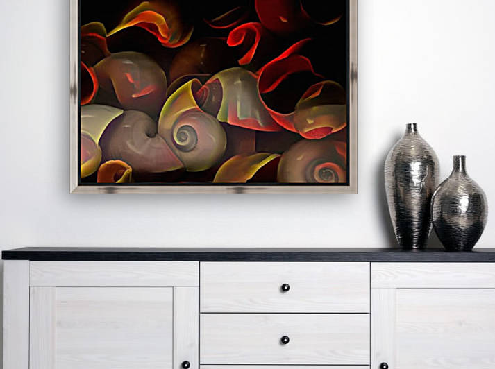 Moon shells by Bruce Rolff
