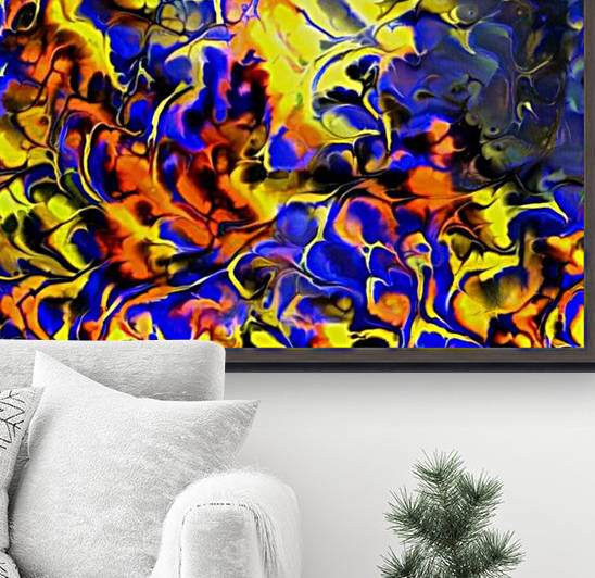 Vivid Abstract Reproduction