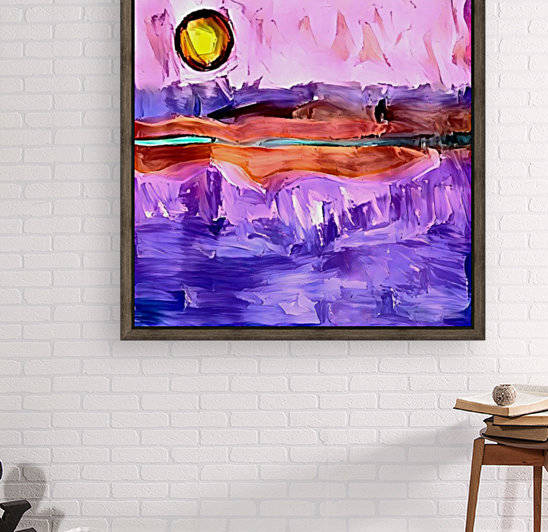 Abstract  Sunset Reproduction
