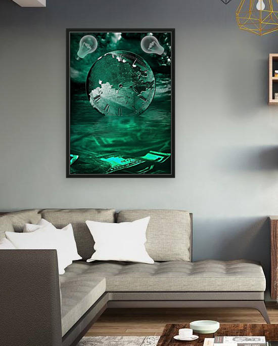 Currency and Clock Idea by Bruce Rolff