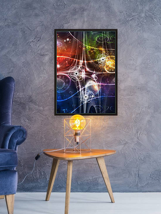 Retro Space Illustration Reproduction