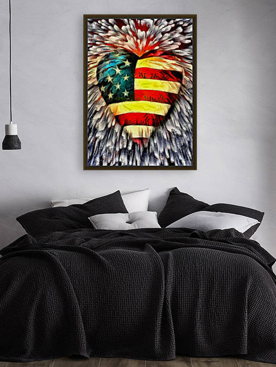 USA Heart Reproduction