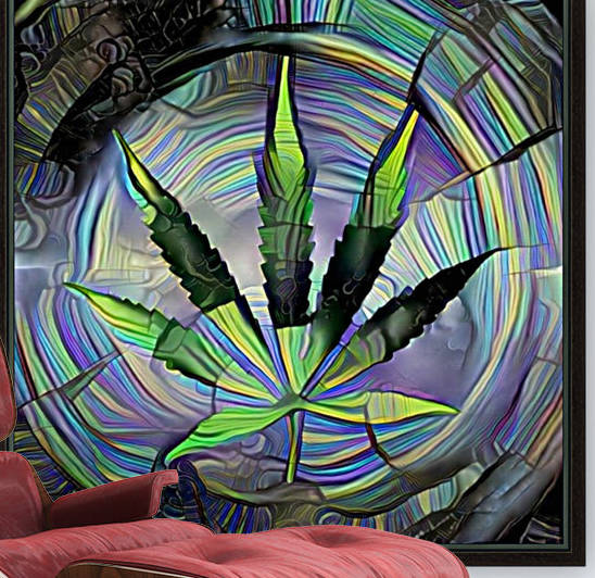 Marijuana Leaf by Bruce Rolff