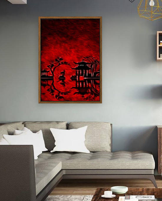 Oriental Landscape Reproduction