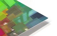 Vivid Squares HD Metal print