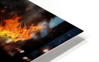 Burning Bass HD Metal print