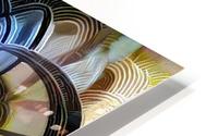 Concentric circles HD Metal print