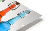 Color Filled Bottles HD Metal print