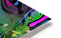 Mans Face. Vivid Art Pattern HD Metal print