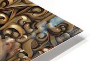 Carved wooden pattern HD Metal print