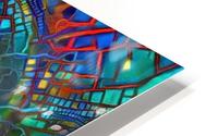 Colorful Human Palm HD Metal print
