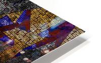 Geometric Glass Texture HD Metal print