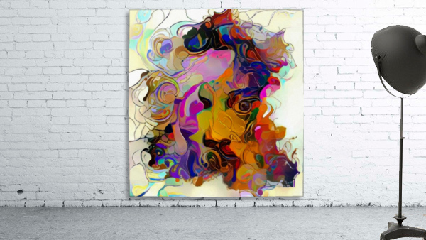 Womans face Wall Preview