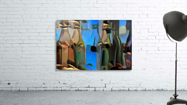 Colorful Bottles Wall Preview