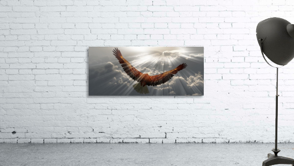 Eagle in the sky Wall Preview