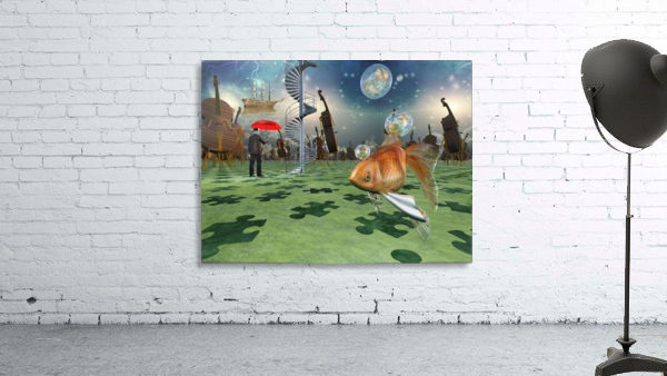 Golden Fish Wall Preview