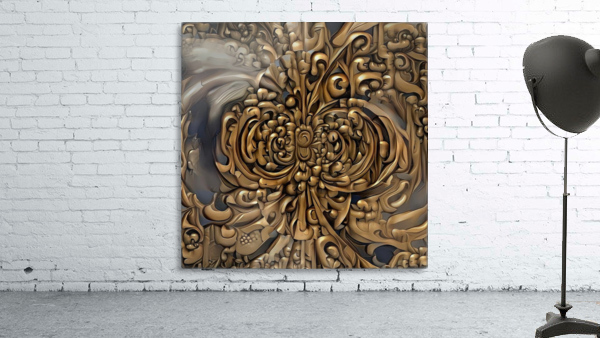 Carved wooden pattern Wall Preview