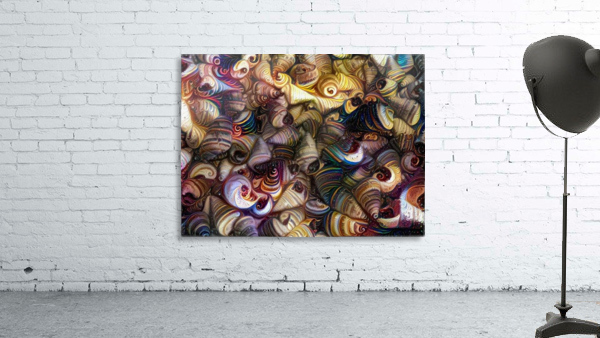 Seashell Colorful Pattern Wall Preview