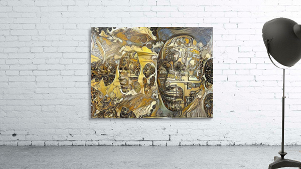 Surreal Faces Wall Preview