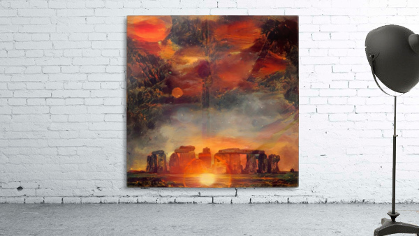 Surreal Stonehenge Wall Preview