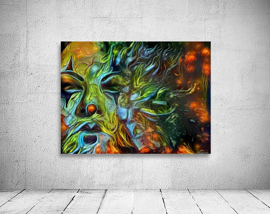 Abstract Man Face Wall Preview
