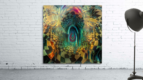 Surreal Chess Board Wall Preview