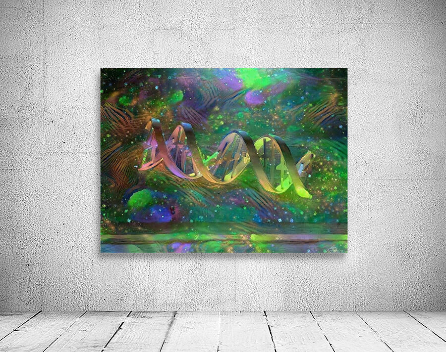 DNA Strand Artwork Wall Preview