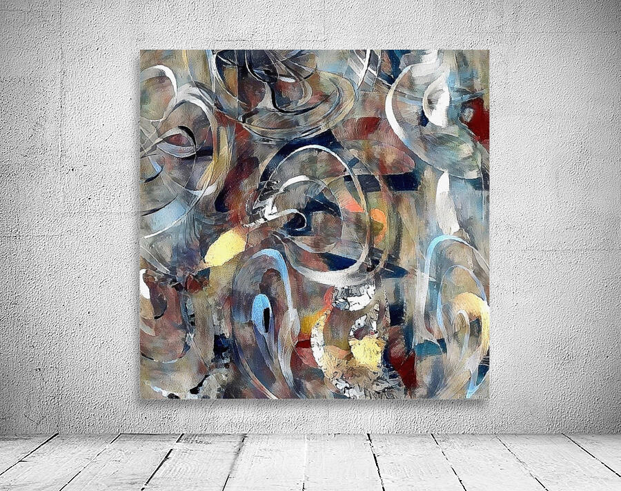 Abstract Canvas Wall Preview