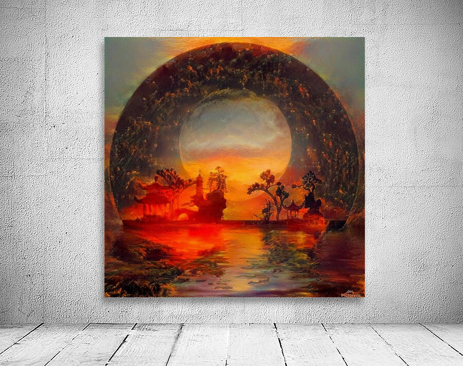Oriental Landscape Wall Preview
