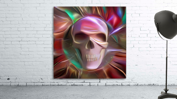 Glowing Skull Wall Preview
