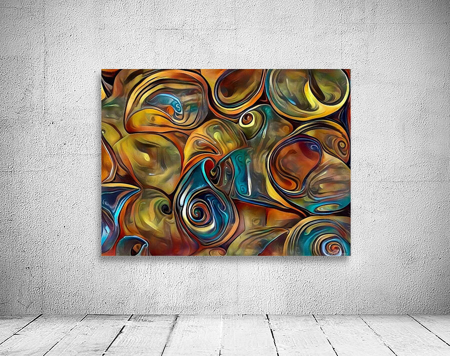 Seashell Colorful Pattern Wall Preview