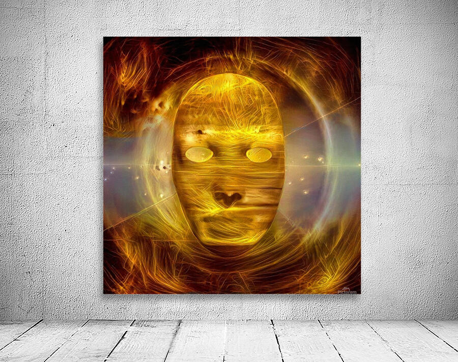 Golden Mask Wall Preview