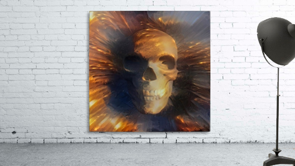 Golden Skull Wall Preview
