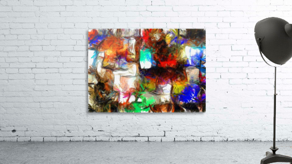 Abstract Squares Wall Preview
