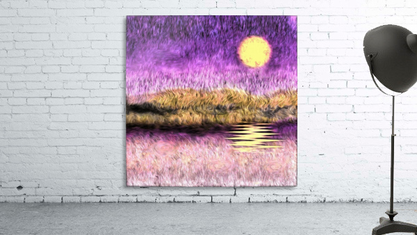Purple Sunset Wall Preview