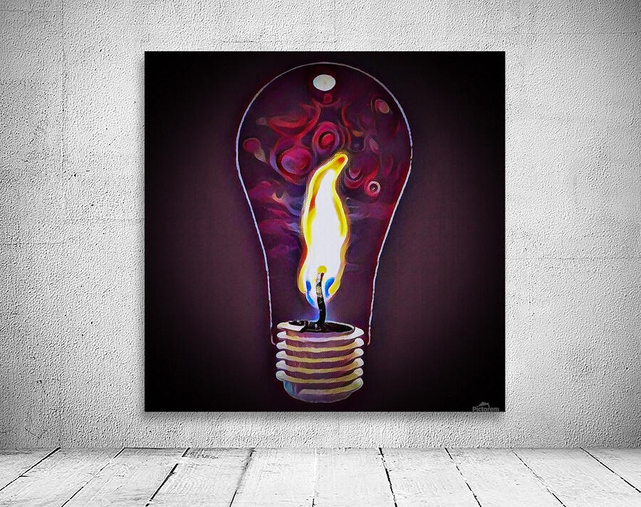 Burning Candle Wall Preview