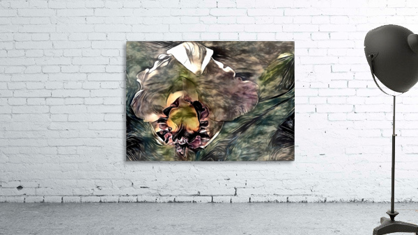 Abstract Iris Flower Wall Preview