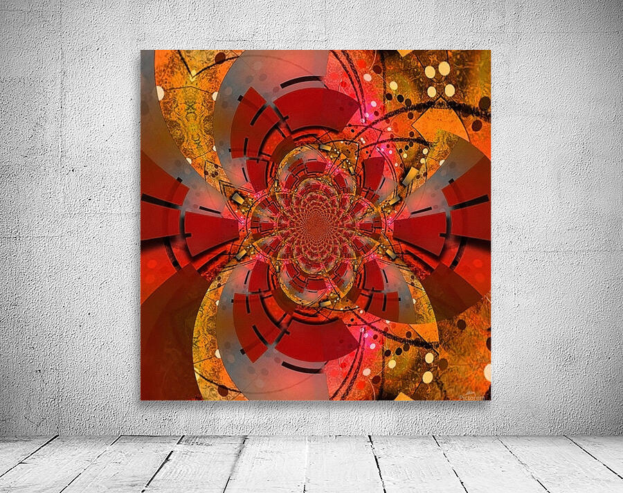 Geometric Abstract Wall Preview