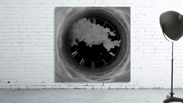 Clock and Clouds Wall Preview