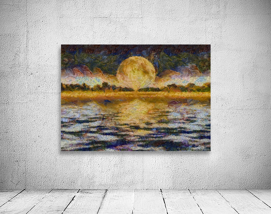 Yellow Moon Wall Preview