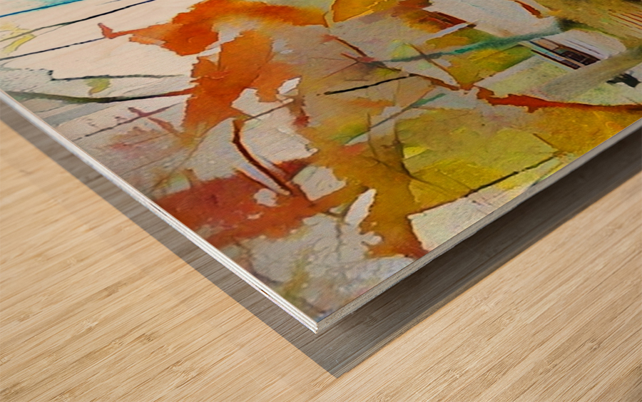 Autumn Forest Wood print