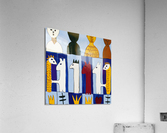 Three Dimensional Chess II Acrylic Print