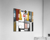 Cubist Robot I Acrylic Print