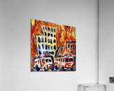 City in Flames Acrylic Print